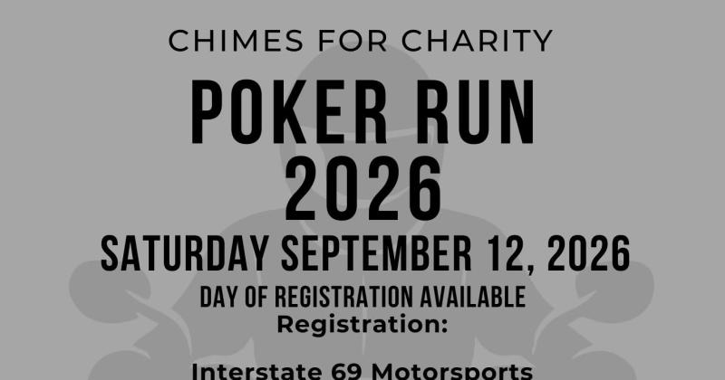 2nd Annual Chimes for Charity Poker Run