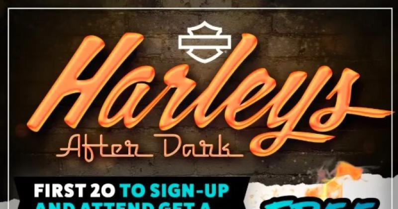Harleys After Dark Party