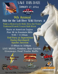 9th Ride for the Salt River Wild Horses