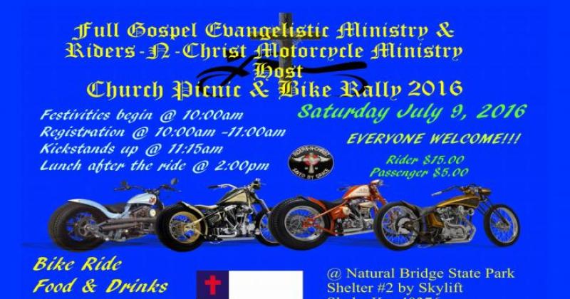 Church Picnic & Bike Rally 2016