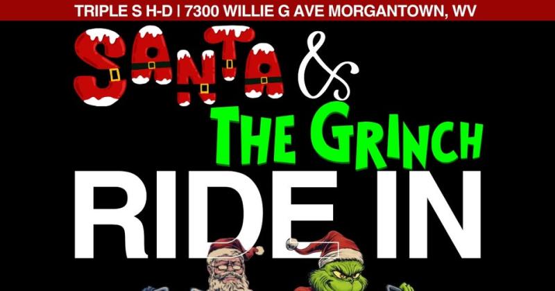 Triple S H-D Santa & The Grinch Ride-In