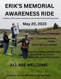 Erik's Memorial Awareness Ride 