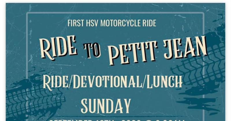 First HSV Motorcycle Ride to Pett Jean