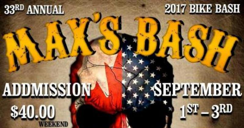 Midwest Motorcycle Club's 33rd Annual Max's Bash NEW LOCATION