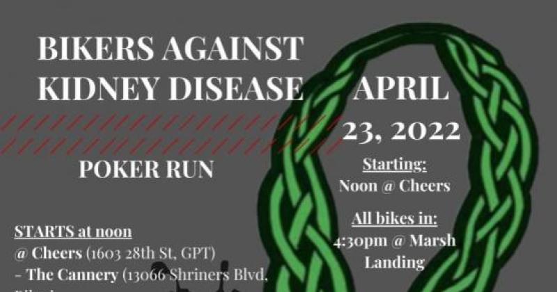 Kidney disease support poker run