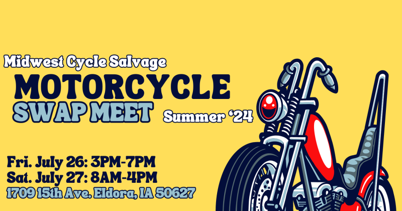 Midwest Cycle Salvage Motorcycle Swap Meet Summer '24