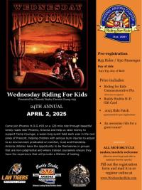 24th Annual Wednesday Riding for Kids