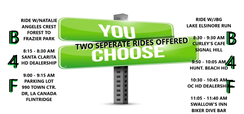 IF YOU ARE A BIKER MISFIT . .. .LET'S RIDE