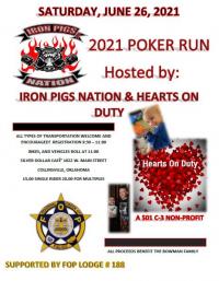 Iron Pigs & Hearts on Duty Annual Poker Run