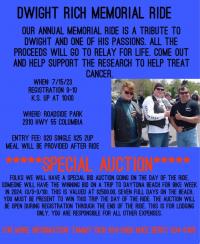 Dwight Rich Memorial Ride