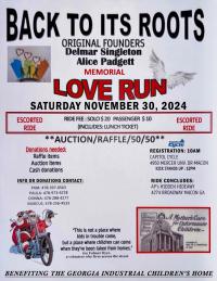 FOUNDERS LOVE RUN / BACK TO ITS ROOTS MEMORIAL  