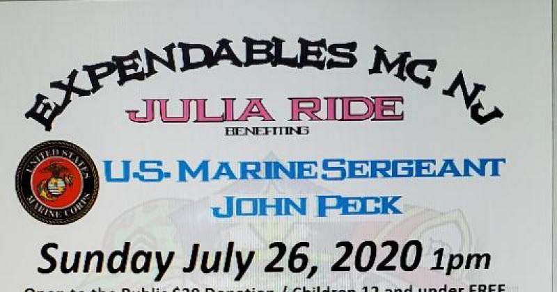 Julia Ride 2020 Benefiting USMC  John Peck