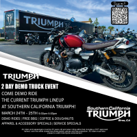 Triumph 2-day Factory Demo Event