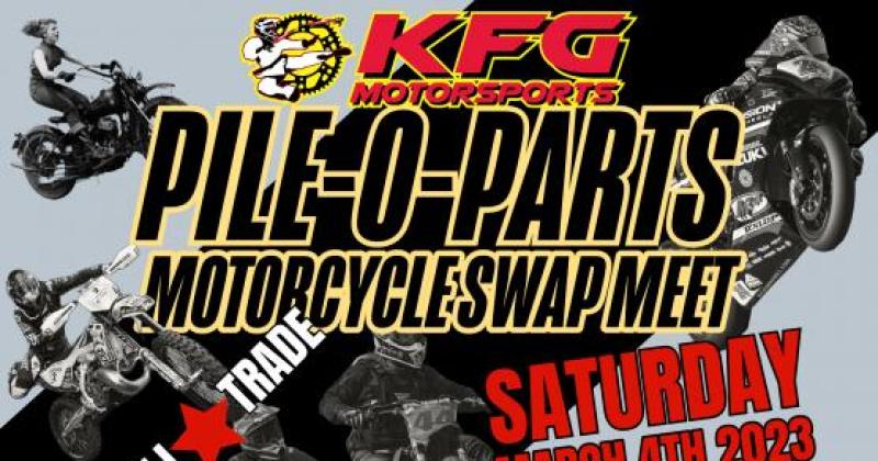Motorcycle Swap Meet - Huge Pile-O-Parts
