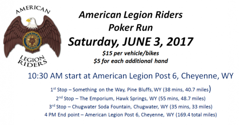 American Legion Riders Poker Run for Special Olympics