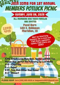ICMS for 1st Annual Members Potluck Picnic