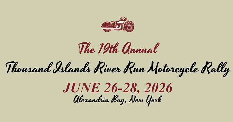 Thousand Islands River Run Bike Rally 2026