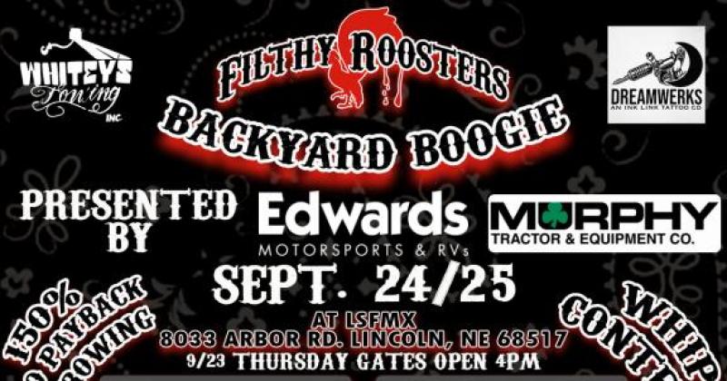 Filthy Roosters Backyard Boogie