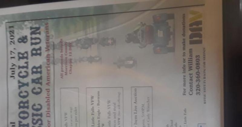 DAV Motorcycle and Classic Car Run