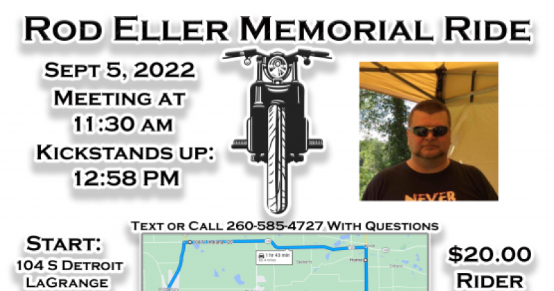 Rod Eller Memorial Ride