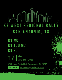 K9 MC, K9 Too MC & K9 SC  WEST REGIONAL RALLY
