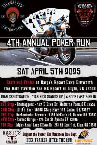 4th Annual Poker Run Porter Hill Volunteer Fire Department