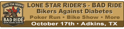 Lone Star Rider's BAD Ride 