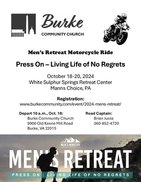 BCC Men's Retreat Motorcycle Ride